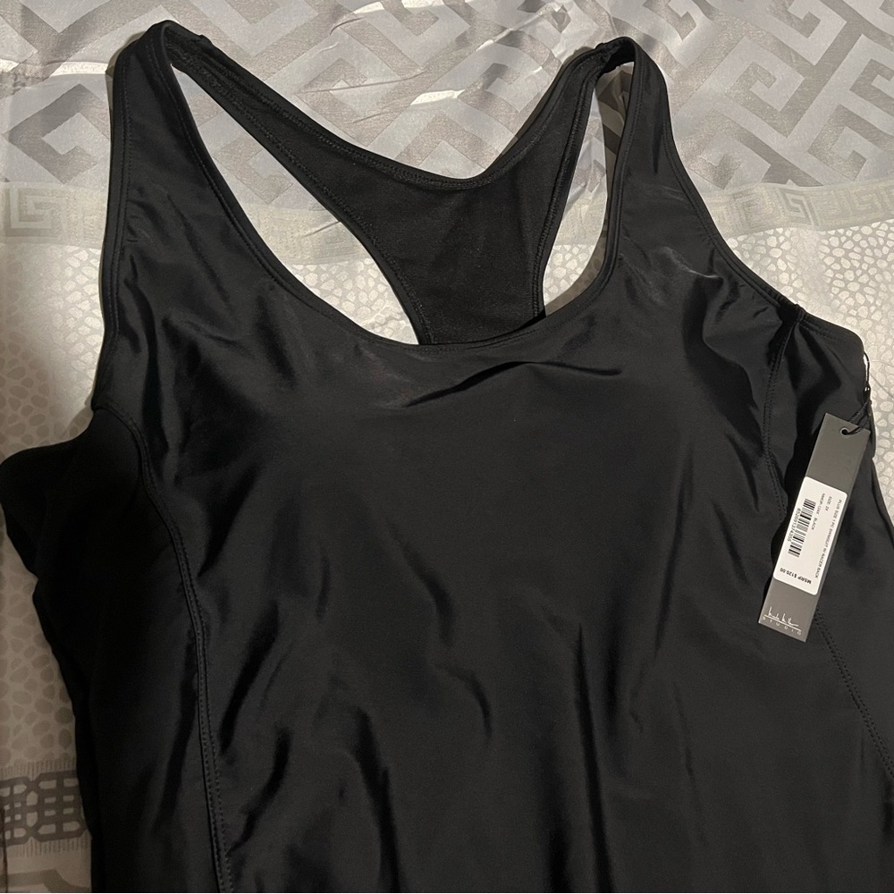 BRAND NEW -Nicole Miller Women’s Racer Back Bathing Suit. Size 2X. NWT - Picture 2 of 8